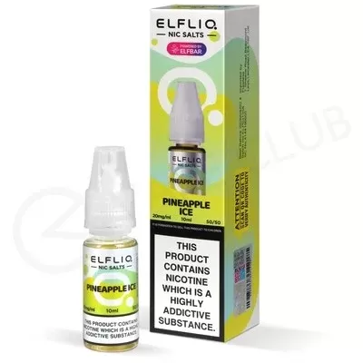 Pineapple Ice Nic Salt E-Liquid by Elf Bar Elfliq - Ecigpremium