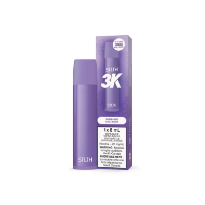 STLTH 3K Disposable Vape – Double Grape