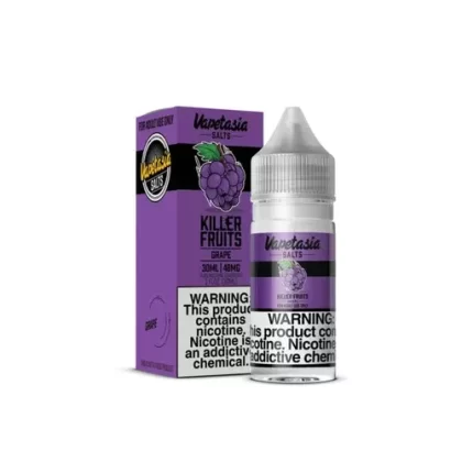 Vapetasia Salts Killer Fruits Grape 30ml Synthetic Nicotine E-Juice - Vape Product, Vape Product