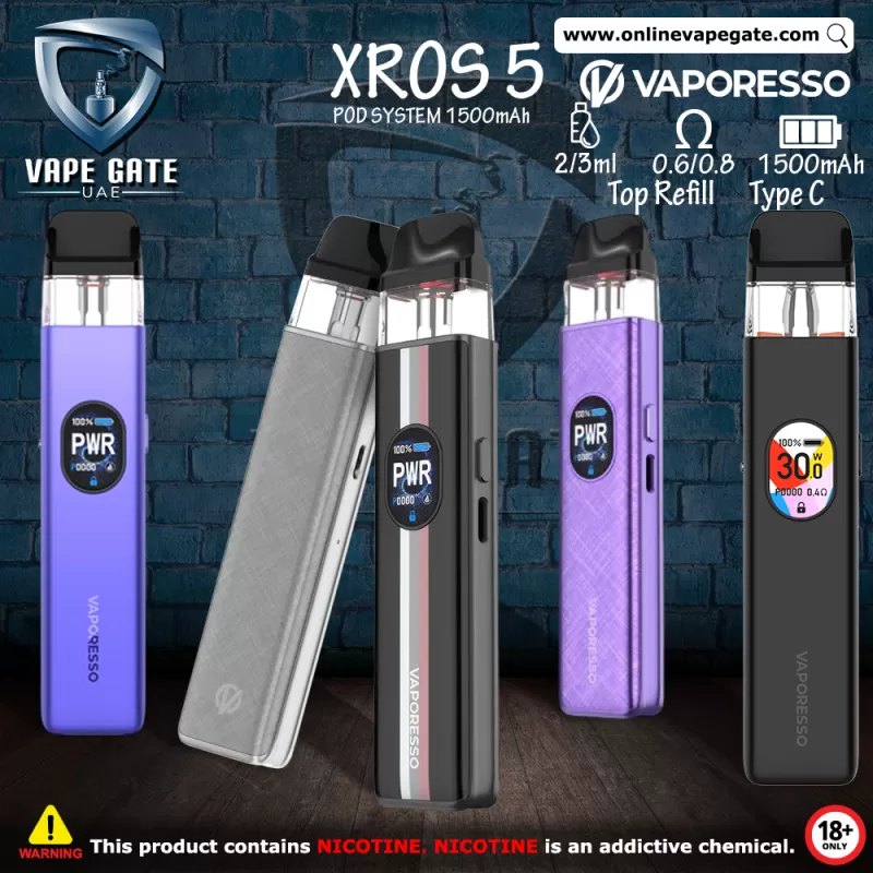 VAPORESSO XROS 5 POD SYSTEM 1500mAh - Jade Green