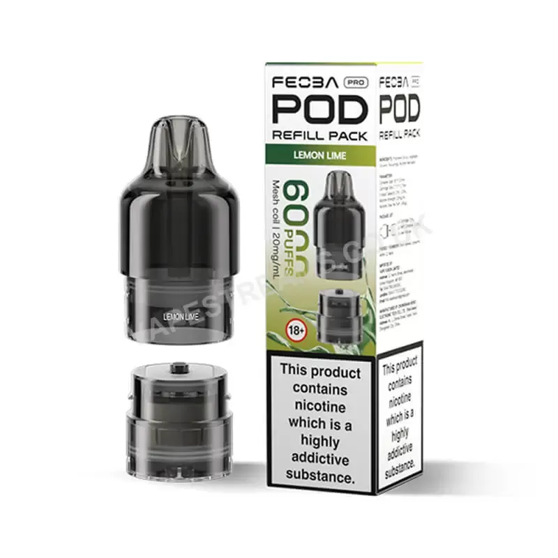 Feoba Pro 6K Lemon Lime Pods - Vapestreams Co