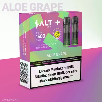 Salt+ Lite Pod – Aloe Grape (2er Pack) - Traube