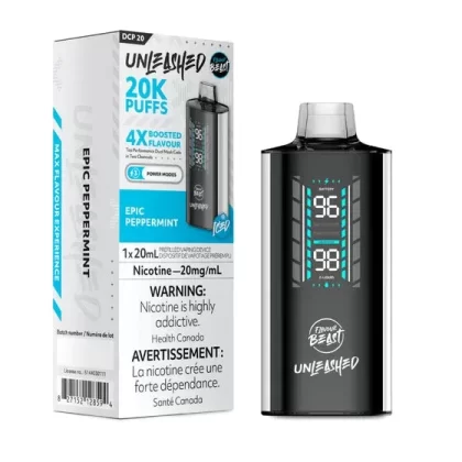 Flavour Beast Unleashed DCP 20K Disposable Vape – Epic Peppermint - Eliquidsupply