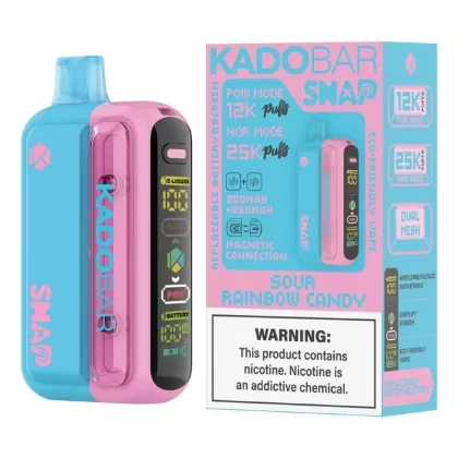 Kado Bar Snap 25000 Disposable Vape 5% - flavors#Blue Raz Lemon>Bomb Pop>Grapefruit Refresher>Cherry Lemon>Juicy Mango