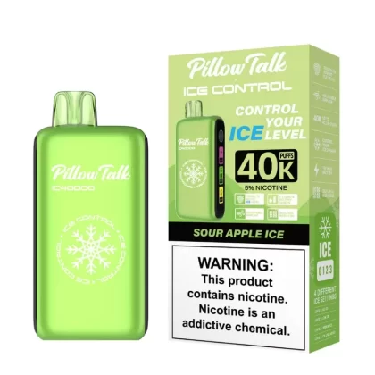 Sour Apple Ice – Pillow Talk Ice Control IC40000 - Vape Store