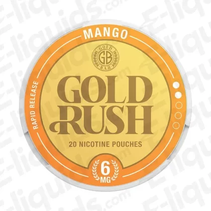 Mango Gold Rush Nicotine Pouches by Gold Bar
