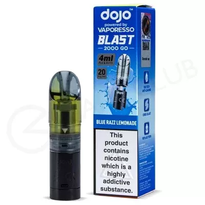 Blue Razz Lemonade Dojo Blast 2000 Go Refill Pack