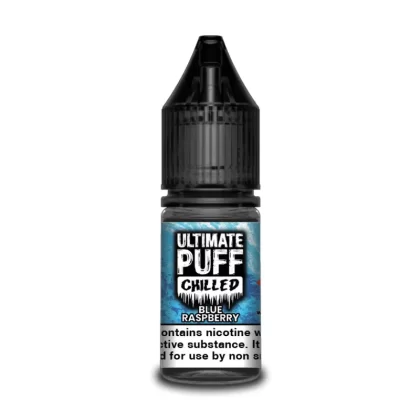 Ultimate Puff Chilled Blue Raspberry 10ml Vape Juice - 10 Pack - Strength 12mg