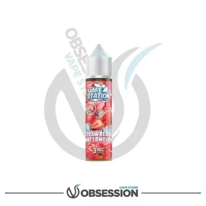 STRAWBERRY WATERMELON VAPE STATION SUPER ICE DL E LIQUID