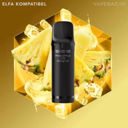 SKE Crystal 800 Pro Pods – Pineapple Ice (2er Pack) - SKE Crystal / Aromastoffe / Nikotin / Glycerin / Propylenglykol / ca. 1600 insgesamt
