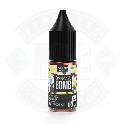 VGOD Nic Salt 10ml (10mg) - Flavours#Banana Blast>Cubano>Cubano Black>Cubano Silver>Dry Tobacco>Lush Ice