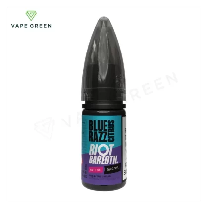 Blue Razz Citrus Nic Salt E-Liquid by Riot BAR EDTN No Ice