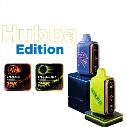 GEEK BAR PULSE 2 25K – 25K Puffs, Orbit Light - Blue Razz Hubba, Grape Hubba; Vape Product