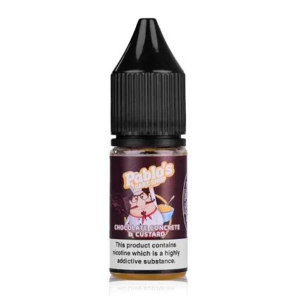 Chocolate Concrete and Custard By Pablo’s Cake Shop Salt 10ml
