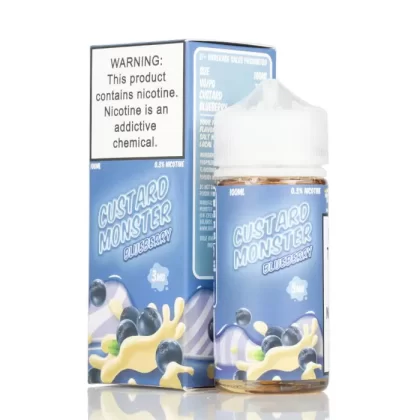 Custard Monster Blueberry Vape e-Liquid 100mL - Vape Product, Vape Product (24AE8C)