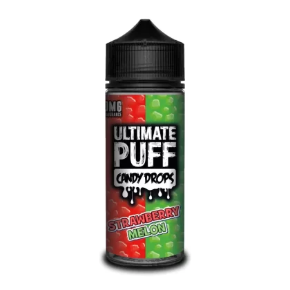 Ultimate Puff Candy Drops Strawberry Melon 100ml Shortfill E-Liquid - Vapourdeal Co