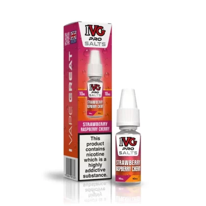 IVG Pro Strawberry Raspberry Cherry Nic Salt - 20mg