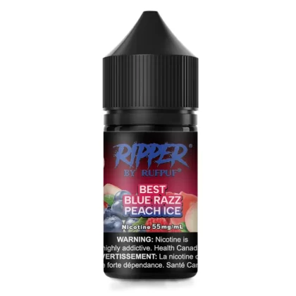 Rufpuf Ripper Salt-Best Blue Razz Peach Ice 30ml (35,55mg) - Vape Product, Vape Product