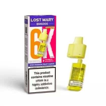 Lost Mary BM6000 Kiwi Passionfruit Guava Pods