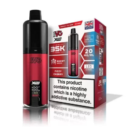 IVG XL 35K Prefilled Pod Kit Fizzy Cherry - Strength#20mg (C91DEC)