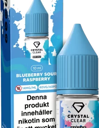 Crystal Clear Salt – Blueberry Sour Raspberry 10ml 14mg