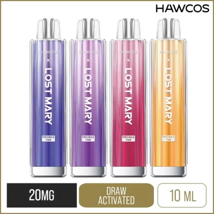 Hawcos x Lost Mary Pro Max 7000 Pod Vape Kit 10ml