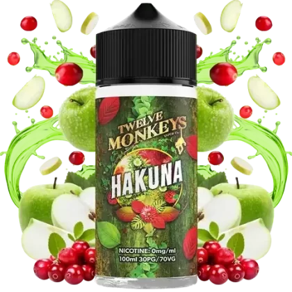 Twelve Monkeys 100ml Shortfills 2024 Edition - Hakuna, Hakuna Iced