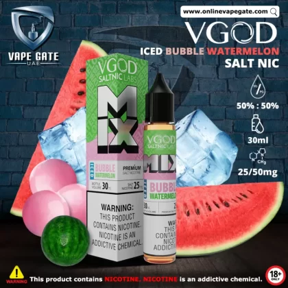 VGOD Iced Bubble Watermelon Salt Nic - 30ml - 50 mg