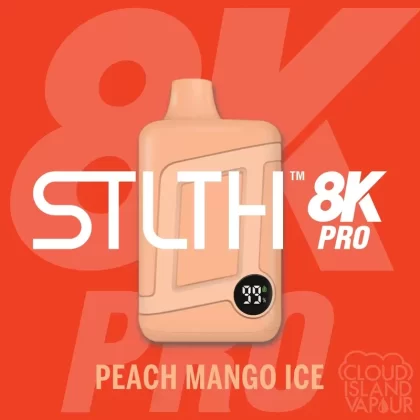 STLTH 8K PRO Disposable Vape – Peach Mango Ice - Ecigpremium