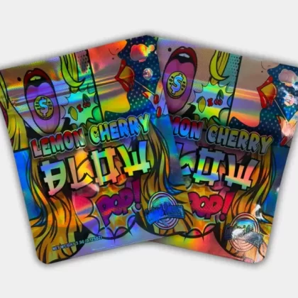 Lemon Cherry Blow Pop Mylar Bag 3.5 Grams
