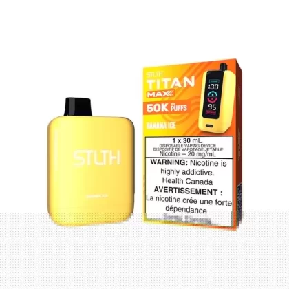 STLTH TITAN MAX DISPOSABLE – BANANA ICE