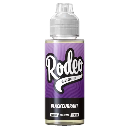 Rodeo Blackcurrant Short Fill - 100ml - NIC SALT SHOTS (+£1.99)