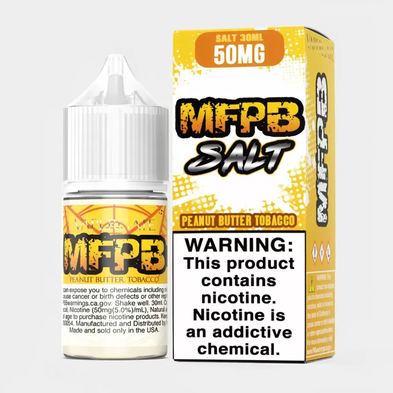 MFPB SALT by Vapergate – Peanut Butter Tobacco Salt Nic 30ml - Image 2