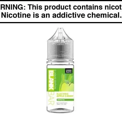 ELECTRIC APPLE CANDY BY BLANK BAR SALTS 30ML - Vapejuice