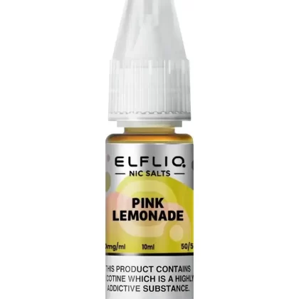 Elf Bar Elfliq Pink Lemonade Nic Salt Vape Juice - Strength 20mg