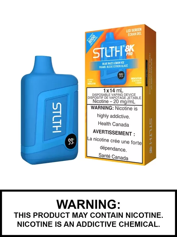 Blue Razz Lemon Ice STLTH 8K Pro Disposable Vape