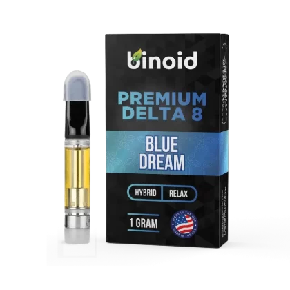 Binoid Delta 8 THC Vape Cartridge - Flavor#Blue Dream>Mango Kush>Grand Daddy Purp>Lemon Haze>Gelato>Strawberry Lemonade>Green Crack>Girl Scout Cookie>Wedding Cake>Bubba Kush>Northern Lights>