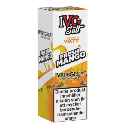 IVG Salt Fresh Mango 10ml 20mg – e-juice med nikotinsalt
