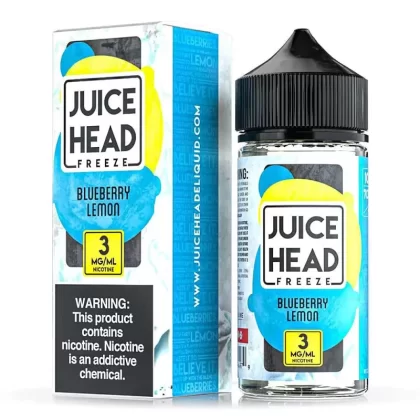 JUICE HEAD FREEZE – BLUEBERRY LEMON 100ML - Vapebazaar Pk