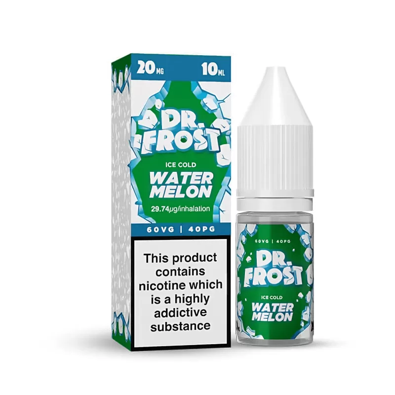 Dr Frost Watermelon Ice Nic salt E-Liquid - 10 Pack - 10mg