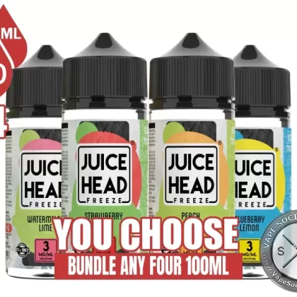 Juice Head Freeze Bundle 4x100ml (400ml)