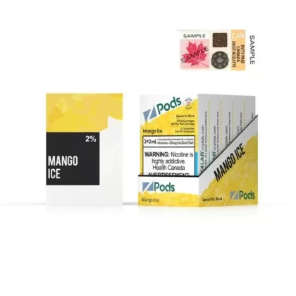 Z Pods Mango Ice 2% Special Nic Blend