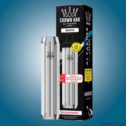 Crown Bar Al Fakher Basisgerät – White - Vapebazar