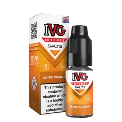 Retro Orange Nic Salts E-Liquid Intense Salts Series by IVG (10ml) - 10mg