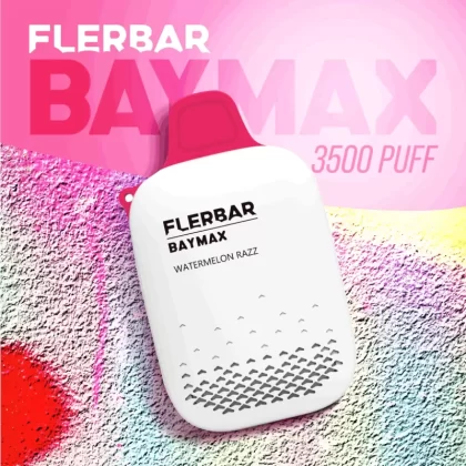 1x Flerbar Baymax 3500 Puffs Disposable Vape Kit – 650mAh Rechargeable – Nicotine FREE – All Flavours - Vapestorm Co