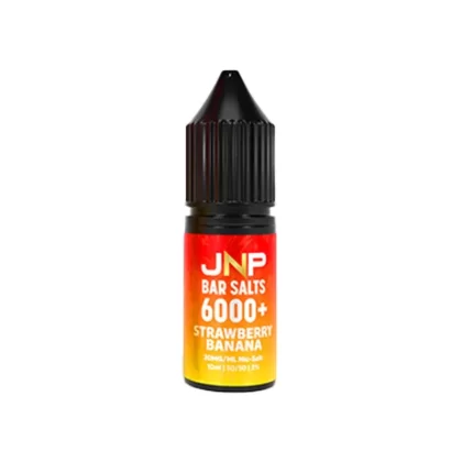 JNP 6000+ Bar Salts Strawberry Banana E Liquid - Nicotine Strength#20mg>10mg (8BF3FD)