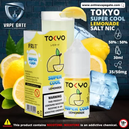 Tokyo Super Cool Lemonade Saltnic 30ml - 30 mg - 30 ml