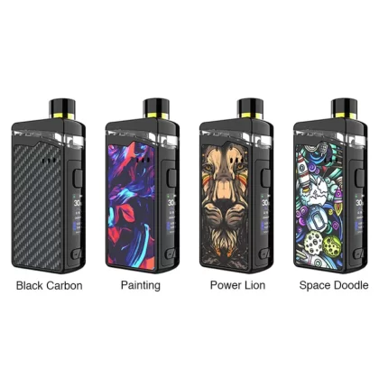 AAA Vape Matrix 80W Pod System Kit - Black Carbon