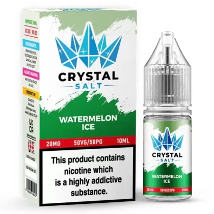 Watermelon Ice Crystal Salt Nic Salt E Liquid – 10ml | 10/20mg | 50/50 VG/PG