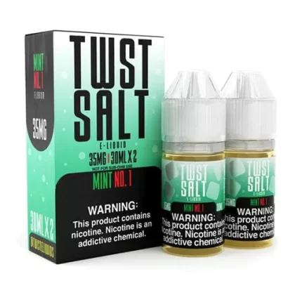 Mint No.1 2x 30ml (60ml) Nic Salt Vape Juice – Twist E-Liquids - Eightvape